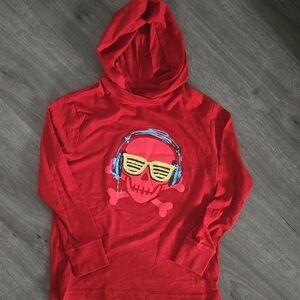 3/$15 🌟 Circo Red Graphic Skull Hoodie